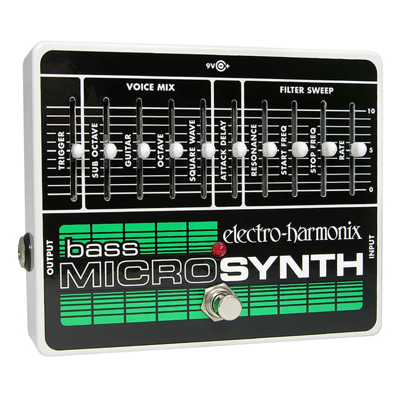 Mint Electro-Harmonix Bass MicroSynthesizer Analog Microsynth Pedal image 1