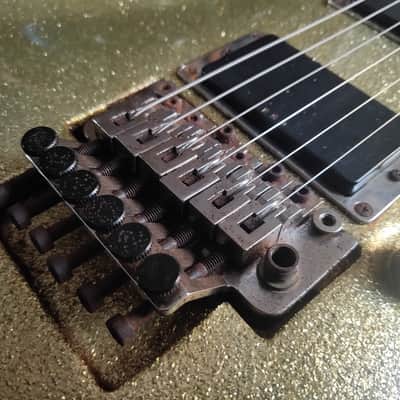 2000's Edwards Japan E-LK-100DK w/Floyd Rose & ESP Pickups (Gold Sparkle) image 3