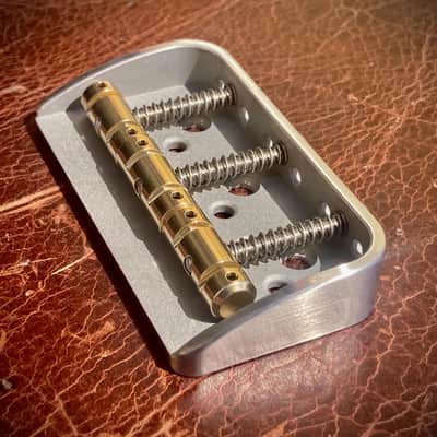 Van Dyke-Harms Hardtail Strat Bridge and Compensated Saddle Set-Modern Spacing- by Van Dyke-Harms 2025 - Stainless Steel image 1