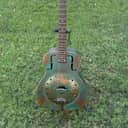 Recording King RM-997-VG Swamp Dog Resonator 2010s - Distressed Vintage Green