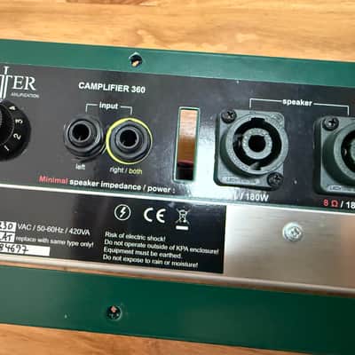 Ritter Camplifier 360 - Kemper 130 watts on both channels. Fits in your unpowered head!!! image 2