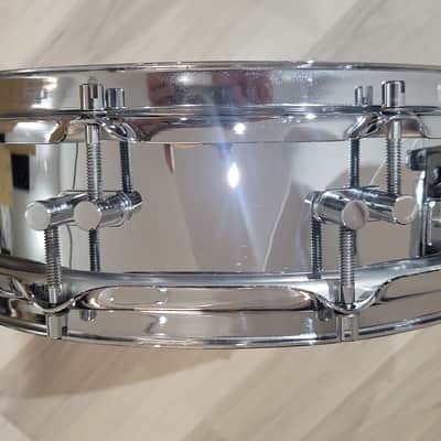 Sonor D-420 Phonic 14x4" 10-Lug Ferro-Manganese Steel Piccolo Snare Drum 1982 - 1994 - Chrome-Plated image 4