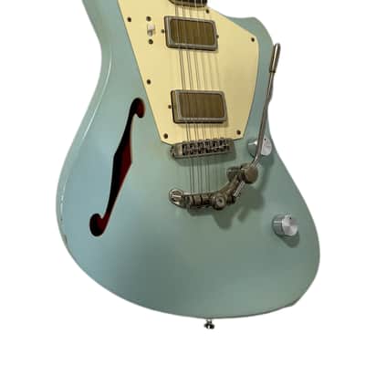 Rufini Guitars Montefalco Semi-Hollow, Aged Sonic Blue, NEW (Authorized Dealer) image 7