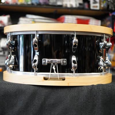 Yamaha/Japan Autog. Anton Fig Signature 6x14" Maple Snare SER.#0028- Piano Black Lqr. NOS image 17
