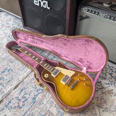 Used Gibson Custom Shop '59 Les Paul Standard Reissue - VOS Green Lemon Fade image 13