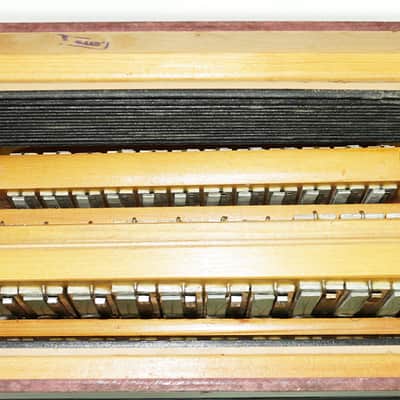 Russian Bayan Etude, Tula Button Accordion, Vintage Accordion, Original Bayan, with New Straps Case 2354, Rich Wonderful Sound! Folk Accordion Instrument image 10