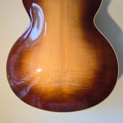 Höfner 456 German Vintage Archtop - Born on Jan 25th, 1960 - Beautiful Flamed Maple - Pro Setup (2,3mm Action) image 5