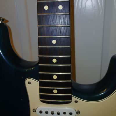 Fender Highway One Stratocaster with Rosewood Fretboard 2002 - 2003 - Teal Green Transparent image 14