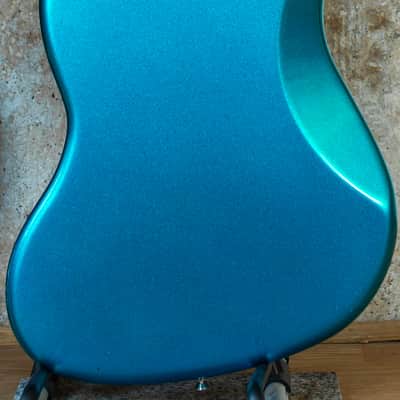 Fender USA American Professional Jazzmaster Blue Sparkle Metallic offset guitar - AVRI neck - p90 image 11