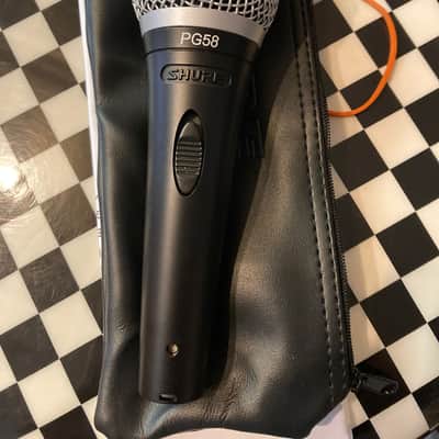 Shure PG-58 Microphone w/bag & paperwork excellent N.M. PRE-OWNED image 1