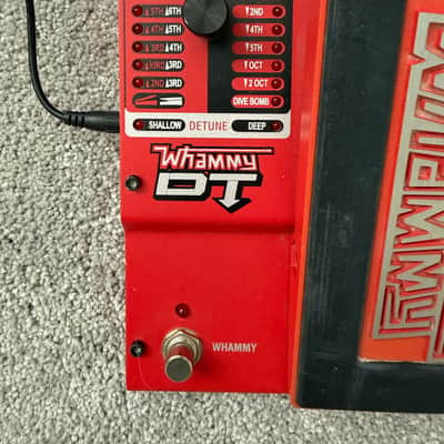 DigiTech Whammy DT Classic Pitch Shift Pedal 2011 - Present - Red image 2