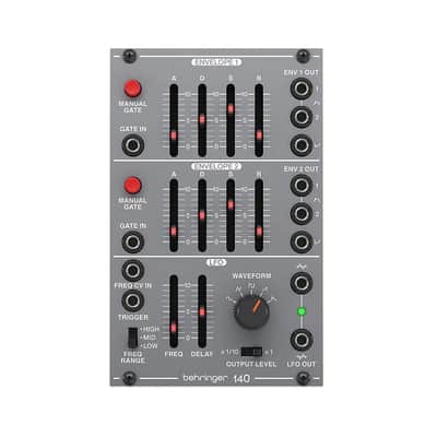 鍵盤楽器 Behringer 140 EG/LFO Behringer 140 Dual Envelope/LFO Eurorack Synthesizer Module | Reverb
