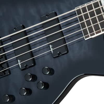 Jackson JS Series Concert Bass JS3VQ Amaranth FB Transparent Black Burst image 5