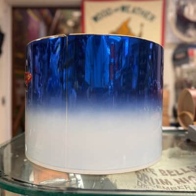 Andante Snare Drum Shell - White Blue Burst 10x14 image 7