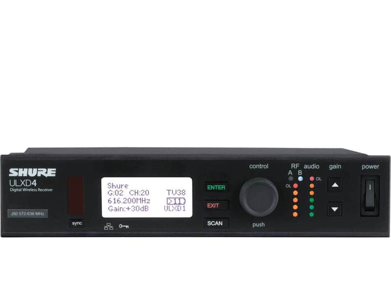 Shure ULXD4 Diversity Wireless Receiver (Band V50) image 1