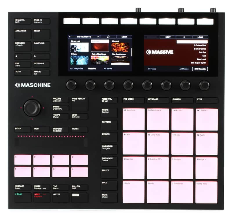 Native Instruments Maschine MK3 Production and Performance System with Komplete Select (3-pack) Bundle image 1
