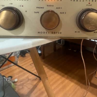 Bogen DB130 Vintage Tube Amplifier Project – Powers On, Passes Audio, Needs Restoration image 3