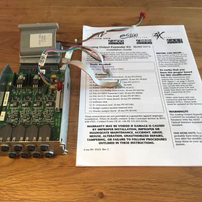 EMU E-MU Sampler Analog output Expander Octo Card 6313 E6400 E5000 Ultra E4X T image 1