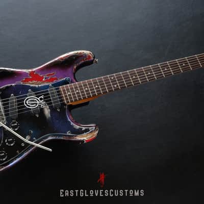 Fender Stratocaster Contemporary E Series Floyd Rose System1 Flip Flop Finish Heavy Aged Relic Rare image 11