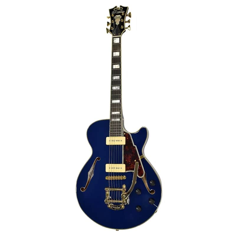 D'Angelico Excel SS Shoreline Semi-Hollow with Bigsby image 1