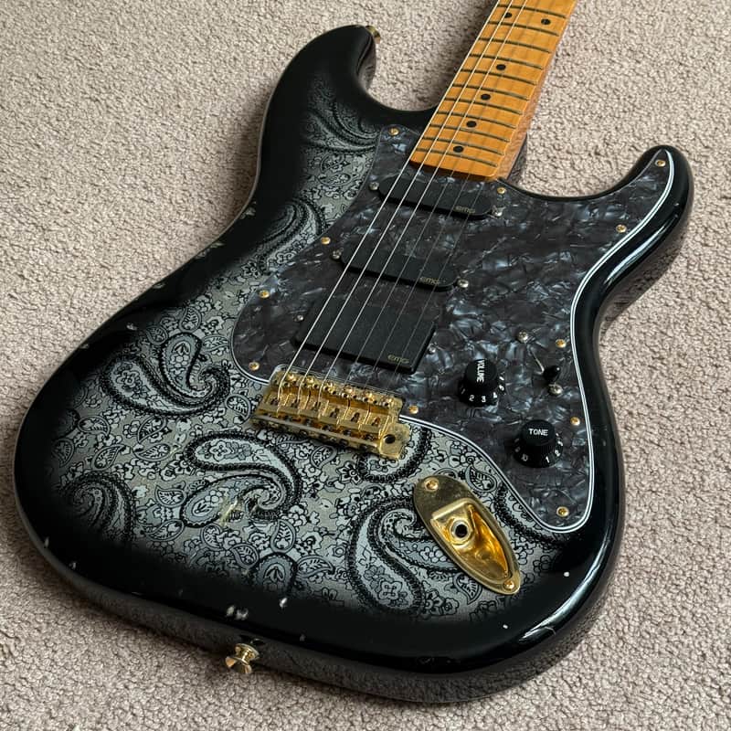 Fender Partscaster Strat - Black Paisley image 1
