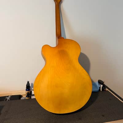 Custom built (Body only, no hardware or electronics) L9 hollow body/ Archtop guitar husk 2023 - Vintage amber image 5