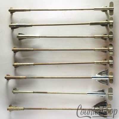 *Leedy 8x Snare/Tom Drum 8" Single-Tension T-Rods+Claws Nickel Vintage 10s USA* image 2
