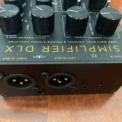 DSM & Humboldt Electronics Simplifier Deluxe Zero-Watt Stereo Guitar Preamp / CabSim / DI 2021 - Black image 8