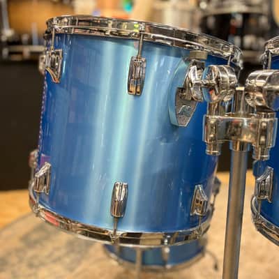 Rogers XP8 Six Piece Drum Set - 1980s - Blue Mist image 9