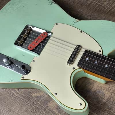 MyDream Partcaster Custom Built - Heavy Relic Surf Green Roasted Five Two image 4