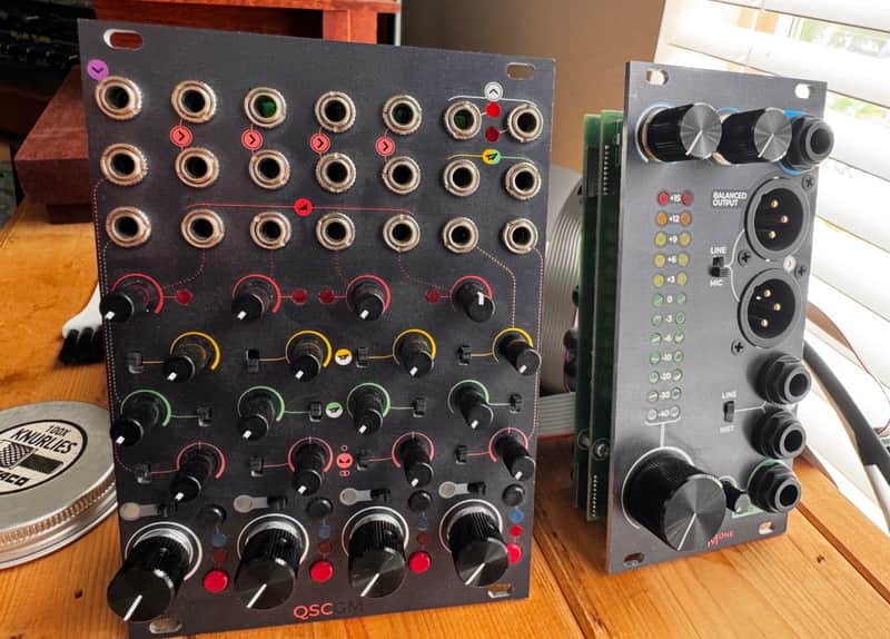 Frap Tools QSC Stereo Mixer with Masterone Output - sold as a pair 2020s  - Black image 1