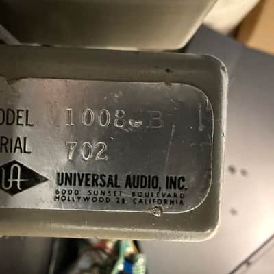Vintage Universal Audio 1008 Tube Microphone Preamp rack 1960’s image 7