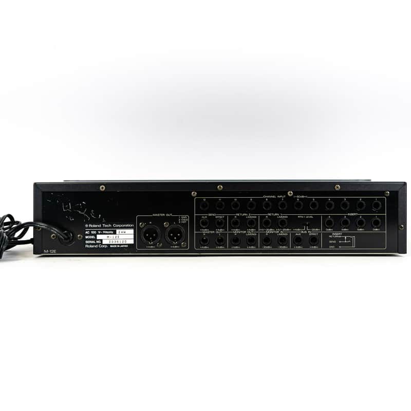 Roland M-12E M12E M 12 E - 12-Channel Line Mixer Rackmount | Reverb