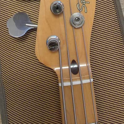 Squier Bullet Bass B-34 1983 - 3-Color Sunburst image 1
