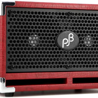Phil Jones Bass Compact 2 2 x 5-inch 200-watt Bass Cabinet - Red image 1