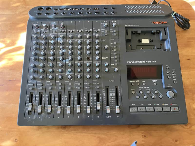 TASCAM Portastudio 488 MKII 8-Track Cassette Recorder 1990s - Gray image 1