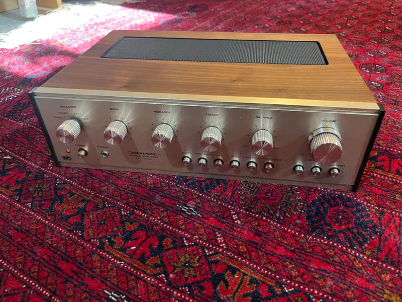 Vintage 1976 Realistic SA-1000a Stereo Amp: Sounds Great As-Is, or Fun Rebuild Project!