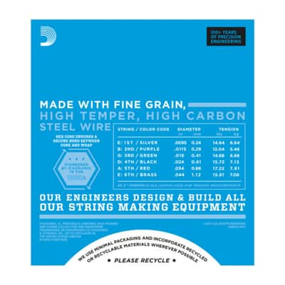 D'Addario E-Guit.Strings EXL120+0095-044 Nickel Wound - Electric Guitar Strings image 3
