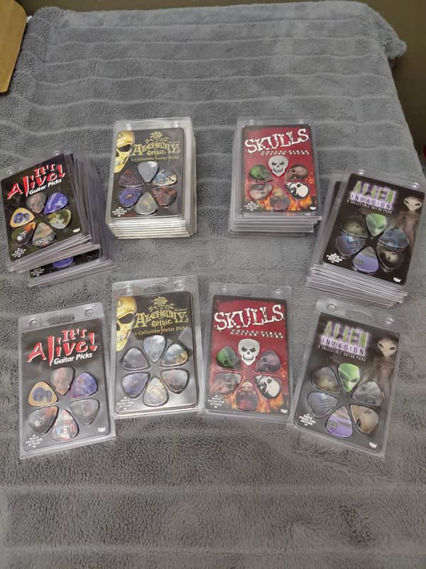 Hot Picks Skulls / Alien / Gothic / Alive Collectible Guitar Picks image 1