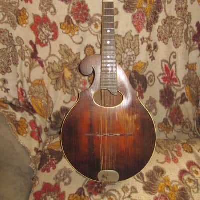 Regal F-Style Mandolin Reverse Scroll 2 point image 1