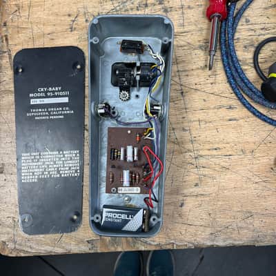 Thomas Organ Cry Baby Model 95-910511 Wah Guitar Pedal for Parts or Repair image 8