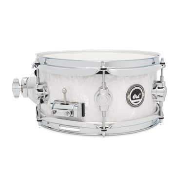 DW DWe Electronic/Acoustic Snare Drum 10x5 White Marine Pearl image 5