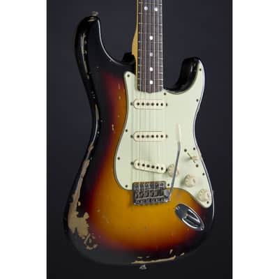 Fender '68 Strat Relic Michael Landau Signature 3-Color Sunburst - Custom Electric Guitar image 5