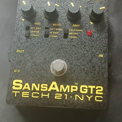 Tech 21 SansAmp GT2 Tube Amp Emulation Pedal | Reverb