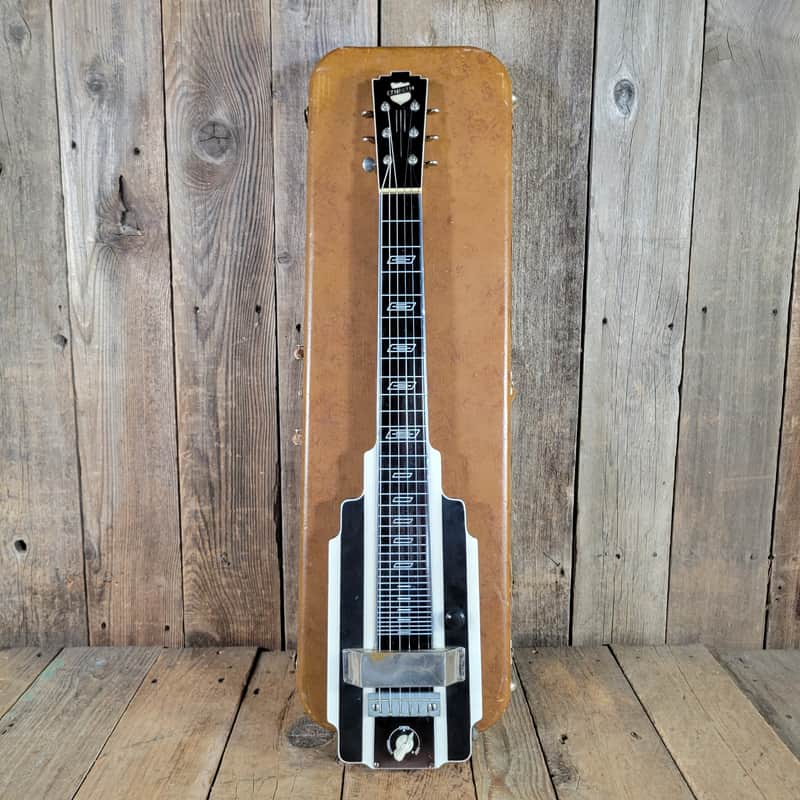 National New Yorker Lap Steel 1938 Early Pre War Version Original Case - Black and White image 1
