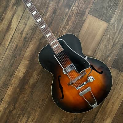 Gibson L50 Archtop Acoustic Guitar 1955 W/ DeArmond Pickup - Sunburst image 1