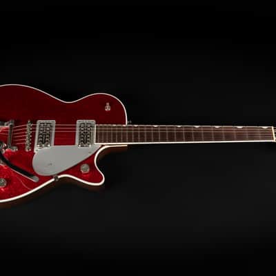 2019 Gretsch G6129T Players Edition Duo Jet FT - Red Sparkle | Japan Single Cutaway Filter'Tron Pickups Locking Tuner Bigsby | OHSC image 3