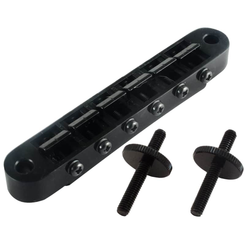 Gotoh Guitar Bridge - GE103B, Tune-O-Matic, Standard Post, Color: Black image 1