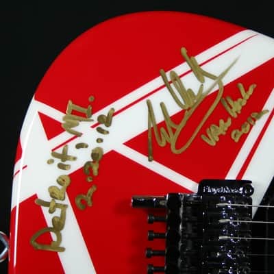 Charvel EVH Art Series Tour 2012 - Van Halen Striped and Stage Played Guitar image 3