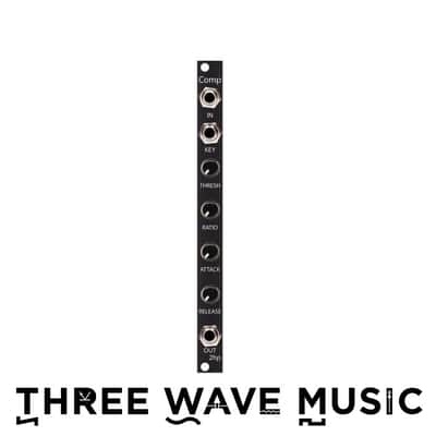 2hp Comp - Compressor Module Black Panel [Three Wave Music] image 1